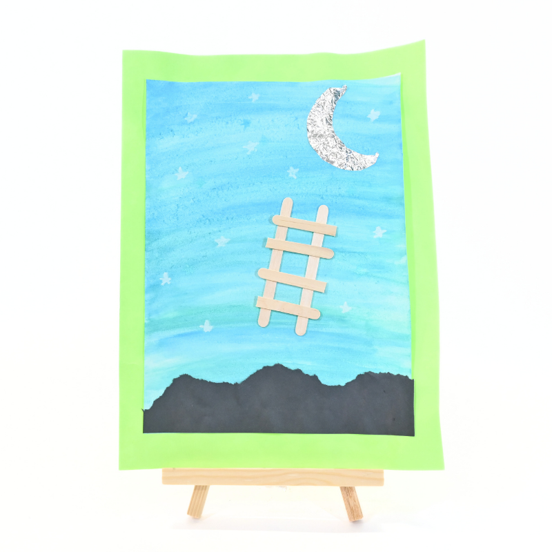 1005- Watercolor Sky Scene Project Photo