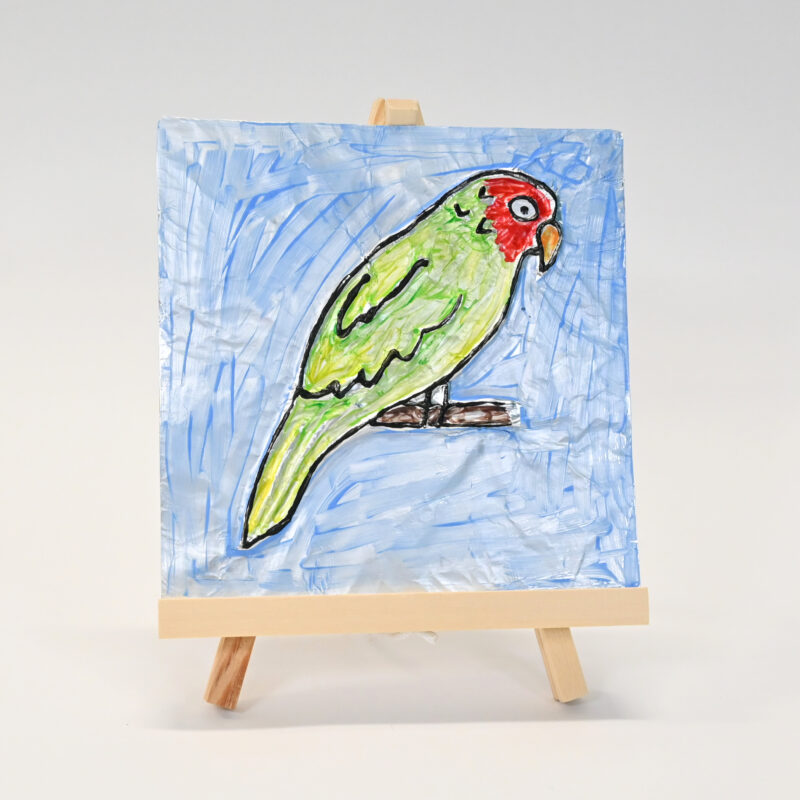 1012 - Tin Foil Parakeet