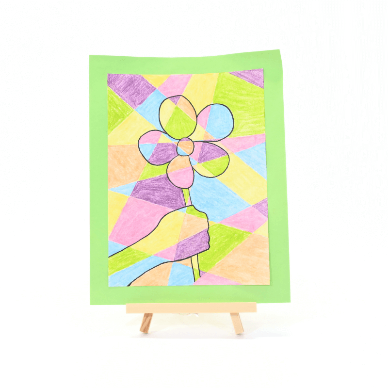 2008-Picasso Geometric Flower Project Photo (1)